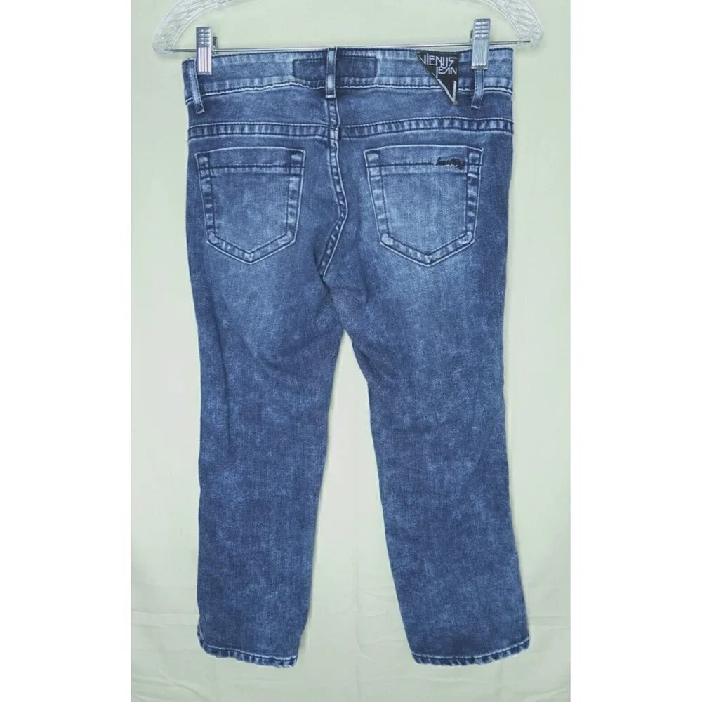Edwin Something Vienus Capri Jeans Denim Japan Women's Size Small Actual 26x21
